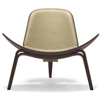 CLH547578 Carl Hansen CH07 Shell Lounge Chair - Color: Cream sku CLH547578