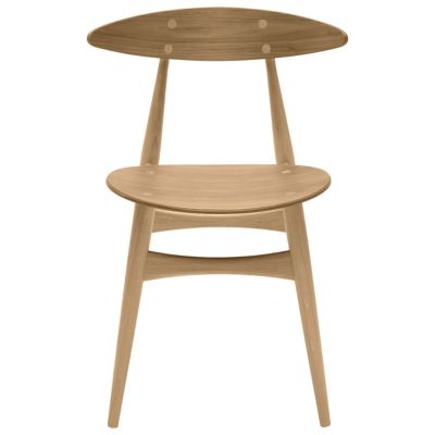 Carl Hansen CH33T Chair - Color: Wood tones - CH33T - BEECH LAQ