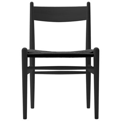 CLH548025 Carl Hansen CH36 Side Chair - Color: Black - CH36  sku CLH548025