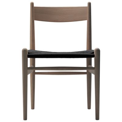 Carl Hansen CH36 Side Chair - Color: Brown - CH36 -BLK - OAK OIL