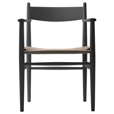 CLH548063 Carl Hansen CH37 Armchair - Color: Black - CH37 -N sku CLH548063