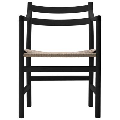 CLH548110 Carl Hansen CH46 Armchair - Color: Black - CH46-NA sku CLH548110