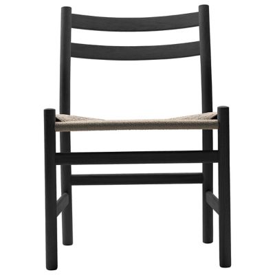 CLH548136 Carl Hansen CH47 Side Chair - Color: Black - CH47  sku CLH548136