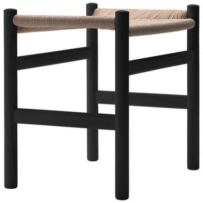 CLH548477 Carl Hansen CH53 Stool - Color: Black - CH53 -NATU sku CLH548477