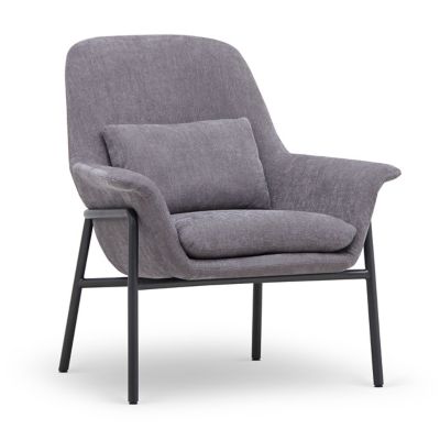 Camerich Noble Lounge Chair - Color: Grey - C02B0701-VILA-26