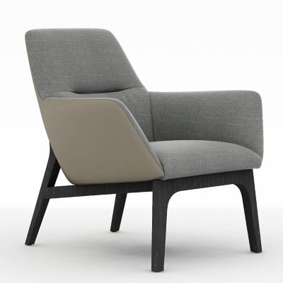 CMH2364416 Camerich Qing Low Back Lounge Chair - Color: Grey  sku CMH2364416