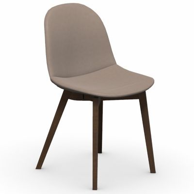 Connubia Academy W Upholstered Chair - Color: Brown - CB1665030201S0A000000