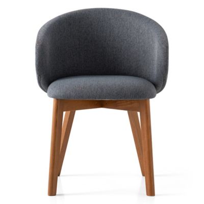 Connubia Tuka Upholstery Armchair - Color: Black - CB2117000201SLB00000000