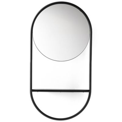 Connubia Juno Wall Mirror - Color: Black - CB522300501500000000000