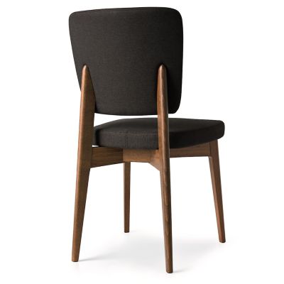Connubia Escudo Upholstered Dining Chair - Color: Grey - CB1526000201SA6000