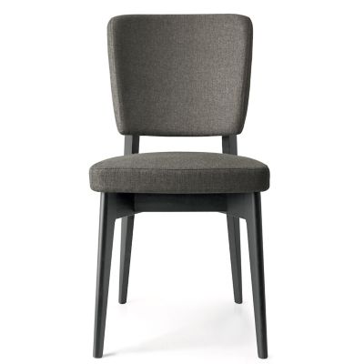 Connubia Escudo Upholstered Dining Chair - Color: Grey - CB1526000132SB2000