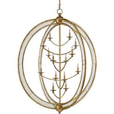 Currey & Company Aphrodite Chandelier, Large - Color: Silver - 9236