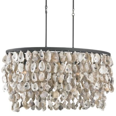 Currey & Company Stillwater Chandelier - Color: White - Size: 5 light - 949