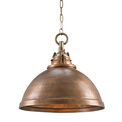 Currey & Company Admiral Pendant Light - Color: Copper - Size: 1 light - 98