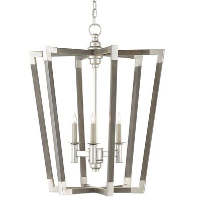 Currey & Company Bastian Chandelier - Color: Grey - Size: Large - 9000-0606