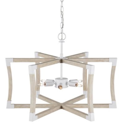 Currey & Company Bastian Chandelier - Color: White - Size: Small - 9000-111