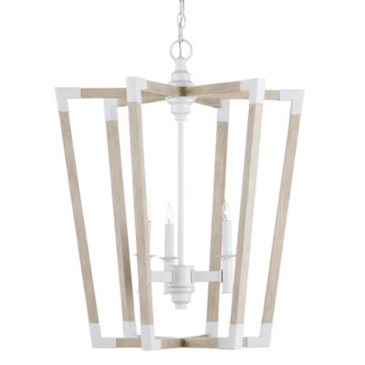 Currey & Company Bastian Chandelier - Color: White - Size: Medium - 9000-11