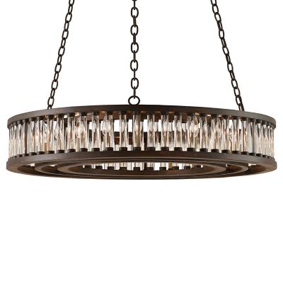 Currey & Company Elixir Round Chandelier - Color: Clear - Size: 24 light - 