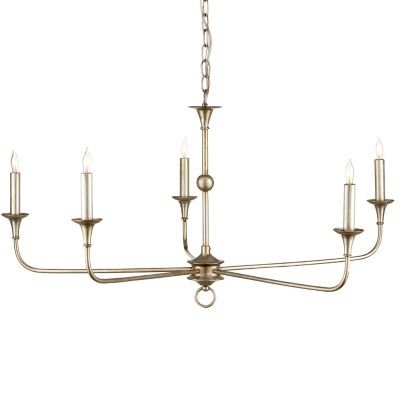 Currey & Company Nottaway Chandelier - Color: Brown - Size: 5 light - 9000-