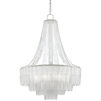 CNC677077 Currey & Company Vintner Chandelier - Color: White sku CNC677077