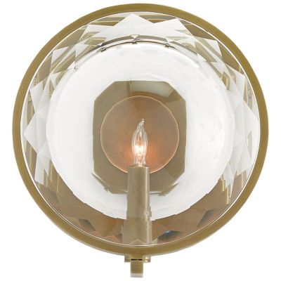 Currey & Company MarjieScope Wall Sconce - Color: Clear - Size: 1 light - 5