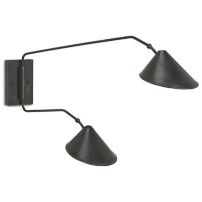 Two arm hot sale sconce