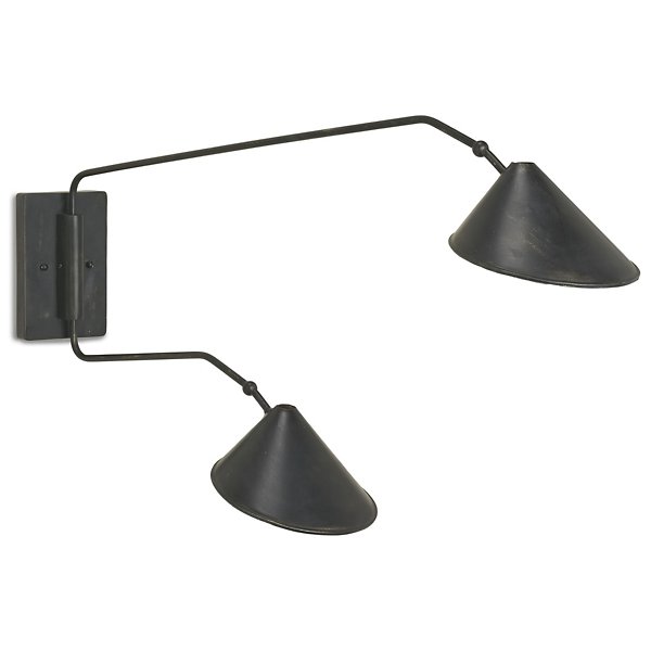 Currey and Company Serpa 2-Light Wall Sconce