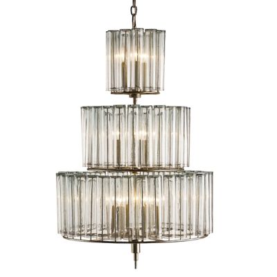 Currey & Company Bevilacqua Multi Tier Chandelier - Color: Clear - Size: 12