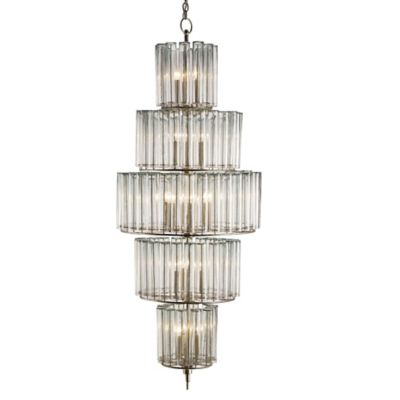 Currey & Company Bevilacqua Multi Tier Chandelier - Color: Clear - Size: 18