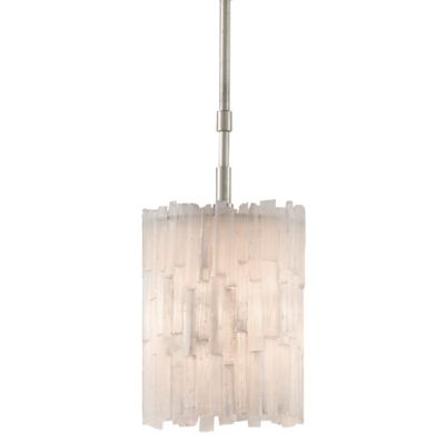 Currey & Company Moonstone Mini Pendant Light - Color: Clear - Size: 1 ligh