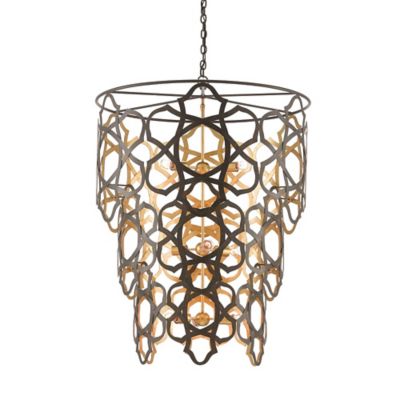 Currey & Company Mauresque Chandelier - Color: Bronze - Size: Large - 9000-