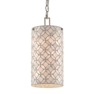 Currey & Company Ellison Mini Pendant Light - Color: Cream - Size: 1 light 