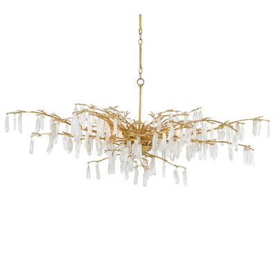 Currey & Company Forest Dawn Chandelier - Color: Gold - Size: 8 light - 900