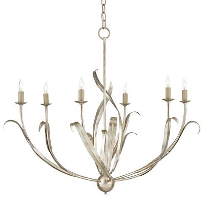 Currey & Company Menefee Chandelier - Color: Silver - Size: Small - 9000-09