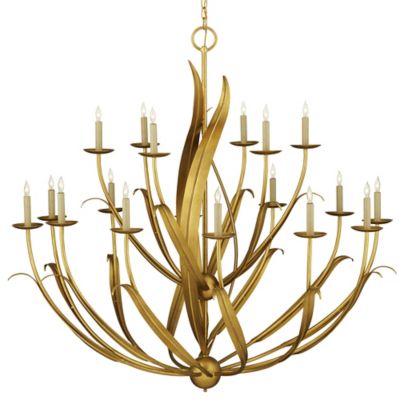 Currey & Company Menefee Chandelier - Color: Gold - Size: Large - 9000-1107