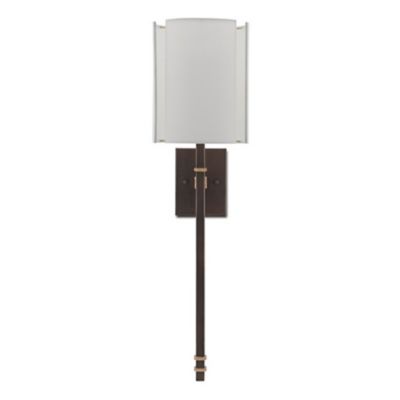 Currey & Company Rocher Wall Sconce - Color: White - Size: 1 light - 5000-0