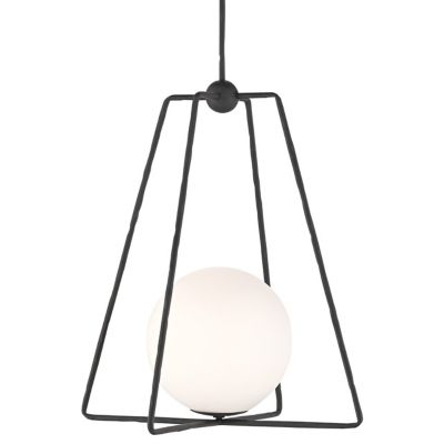 Currey & Company Stansell Pendant Light - Color: Bronze - Size: 1 light - 9