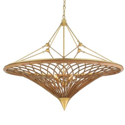 Currey & Company Gaborone Chandelier - Color: Brown - Size: 4 light - 9000-