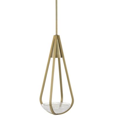 Currey & Company Nefertiti Pendant Light - Color: Brass - Size: 1 light - 9