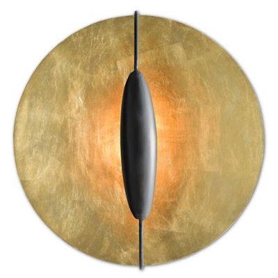 Currey & Company Pinders Wall Sconce - Color: Brass - Size: 1 light - 5000-