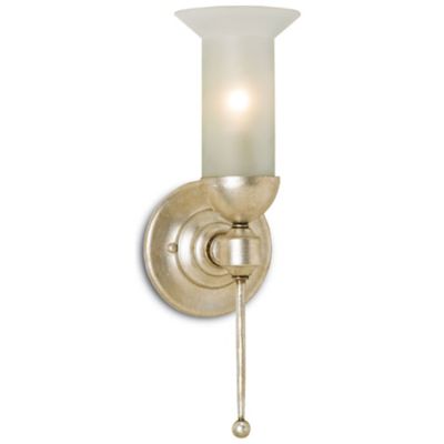 Currey & Company Pristine Wall Sconce - Color: Silver - Size: 1 light - 511