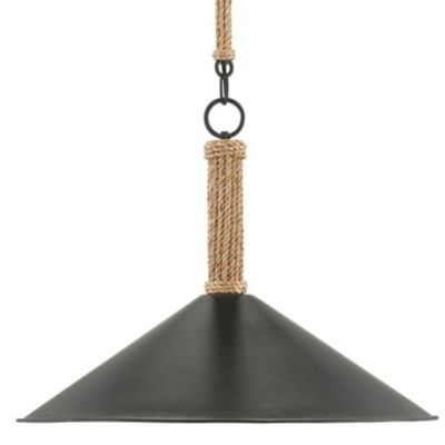 Currey & Company Ocracoke Pendant Light - Color: Black - 9000-0639