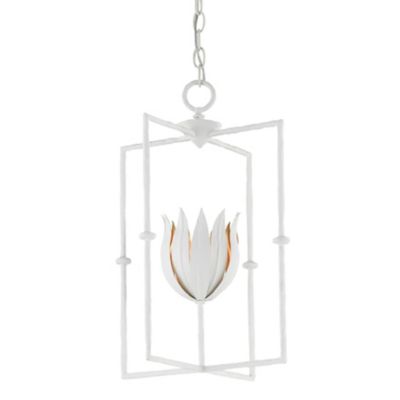 Currey & Company Tulipano Pendant Light - Color: White - Size: 1 light - 90