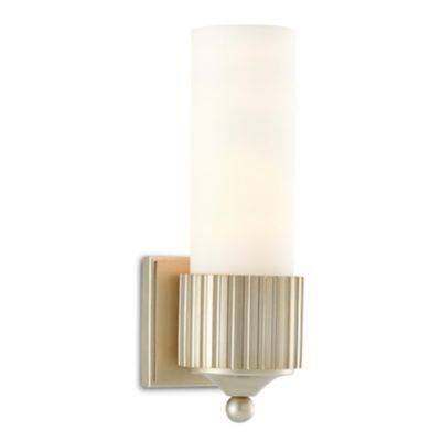 Currey & Company Bryce Wall Sconce - Color: White - 5000-0178