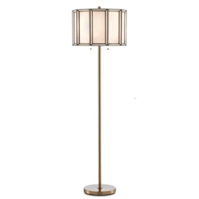 Currey & Company Daze Floor Lamp - Color: White - Size: 2 light - 8000-0090