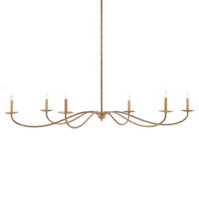 Currey & Company Saxon Chandelier - Color: Painted - Size: Large - 9000-075