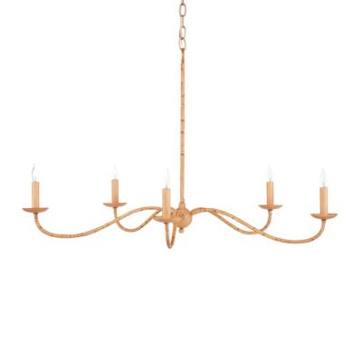 Currey & Company Saxon Chandelier - Color: Painted - Size: Small - 9000-084