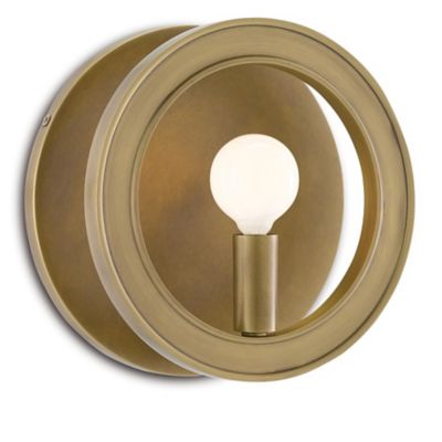 Currey & Company Chaplet Wall Sconce - Color: Brass - Size: 1 light - 5900-