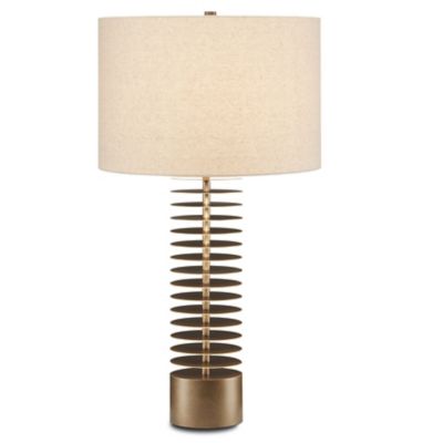 Currey & Company Walwyn Table Lamp - Color: Brass - Size: 1 light - 6000-07