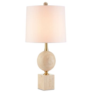 Currey & Company Adorno Table Lamp - Color: Beige - Size: 1 light - 6000-07